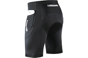 sponeed Men's Cycling Shorts Padded Bicycle Riding Pants Bike Biking Clothes Cycle Wear Tights