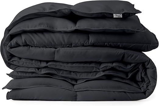 Amazon Com Gray Down Alternative Comforter Duvet Insert Corner