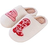 Cute Strawberry Pattern Women's Bedroom Slippers - Warm, Soft, Fuzzy, Non-Slip