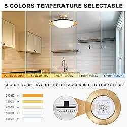 Dimmable Mid Century Modern Semi Flush Mount