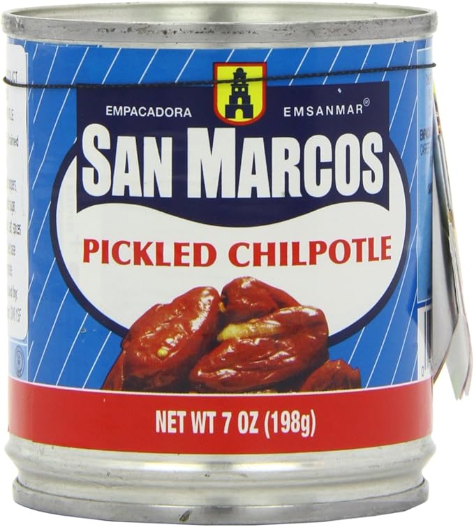 San Marcos Pickled Chilpotle Peppers 198 g (Pack of 4) Amazon.co.uk