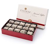 Enstrom Dark Chocolate Almond Toffee Petites 15oz | Bite-size, Gluten Free, Kosher Dairy, All Natural