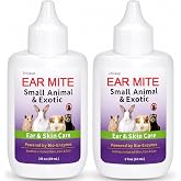 Zhizaiql Topical Solution for Rabbits, Guinea Pigs &amp; Exotics, Relieves Ear &amp; Skin Infections, Scratching &amp; Wounds, for Hamsters, Ferrets &amp; Birds, Antibiotic-Free &amp; Safe if Licked, 4 oz
