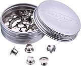 Mudder 30 Pcs Silver Locking Pin Backs for Brooches & Lapels view 1