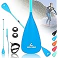 LEDONNE SUP Paddle 4-Piece Adjustable Kayak Paddle Floating Lightweight Paddle Board Oar with Aluminum Alloy Shaft and 2 Nylon Blades Best Price Based on Our 3 Million Sets Per Year 500 bought monthly