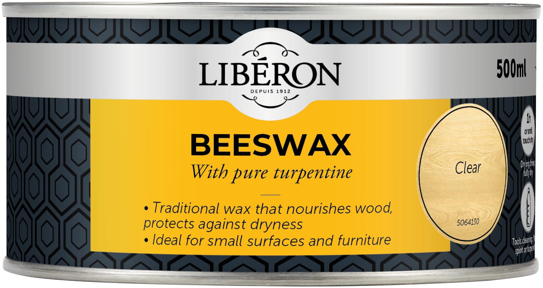 Libéron Beeswax with Pure Turpentine Clear 500ml