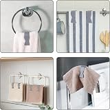 JINGEGECOME 10Pcs Towel Clips - Kitchen Towel Clamps, Grey view 6