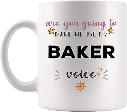 Amazon Co Jp Make Me Use Voice Baker マグ 最高のコーヒーカップ ギフト 同僚の力 スーパーパワー 最高のベーカー ケーキ コーヒーカップ 星 クッキー マスタークラスト 面白いギフト 未来のほとんど ホーム キッチン