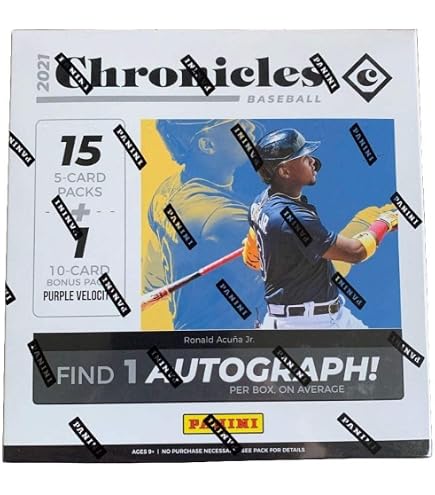 Amazon.com: 2021 Panini Chronicles Baseball Mega Box - 15 Packs