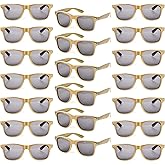 YQVIE 20 Pack Wholesale Adult Sunglasses for Men Women in Bulk 70s Retro Cheap Glasses