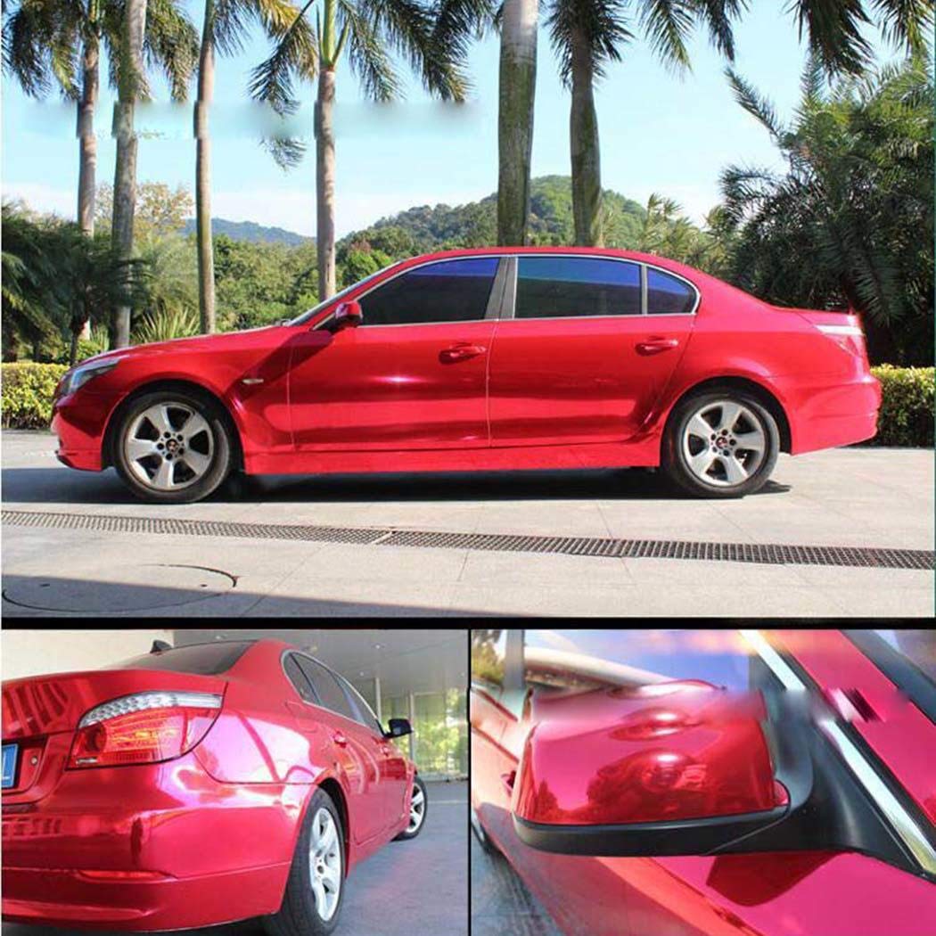 Pinsparkle Durable Solid Self-Adhesive Car Wrap Film Car Vinyl Wrap Sticker Window Stickers