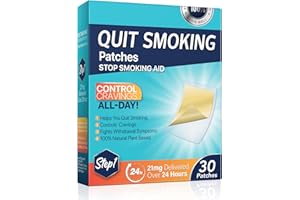 UOCASI Stop Aid Patches, Helping Quit Patch, Step 1, 30 Patches, 21mg Delivered Over 24 Hours, Easy and Effective Anti-Stickers, Best Product to Help Stop (Step 1)