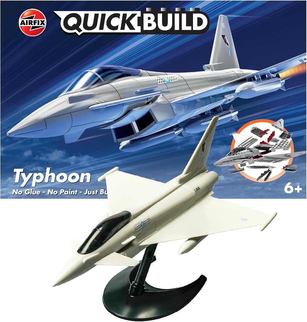 Airfix Eurofighter Typhoon Model Kit J6002 Kids 6+