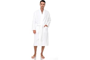 TowelSelections Mens Robe Cotton Terry Cloth Bathrobe Soft Towel Bath Robe for Men XS to 3X