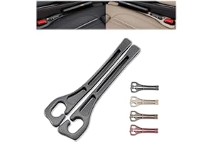FFKQBH No Drop Seat Guard, Car Seat Gap Filler, Drop seat Gap fillers Between Seat and Console Stop Things from Dropping (Black)