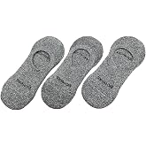 2 Pack Bombas Women's Cushioned No Shows marled charcoal