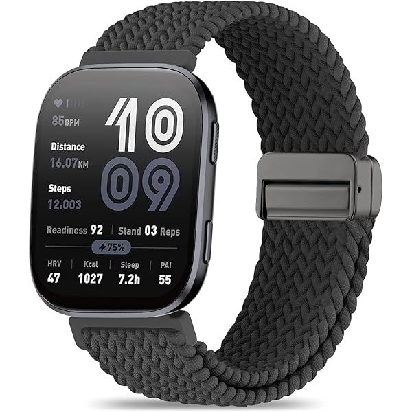Ersatzarmband Für Amazfit Bip 5 – Weiches Nylonband, 22 Mm, Verstellbar (für Damen & Herren)