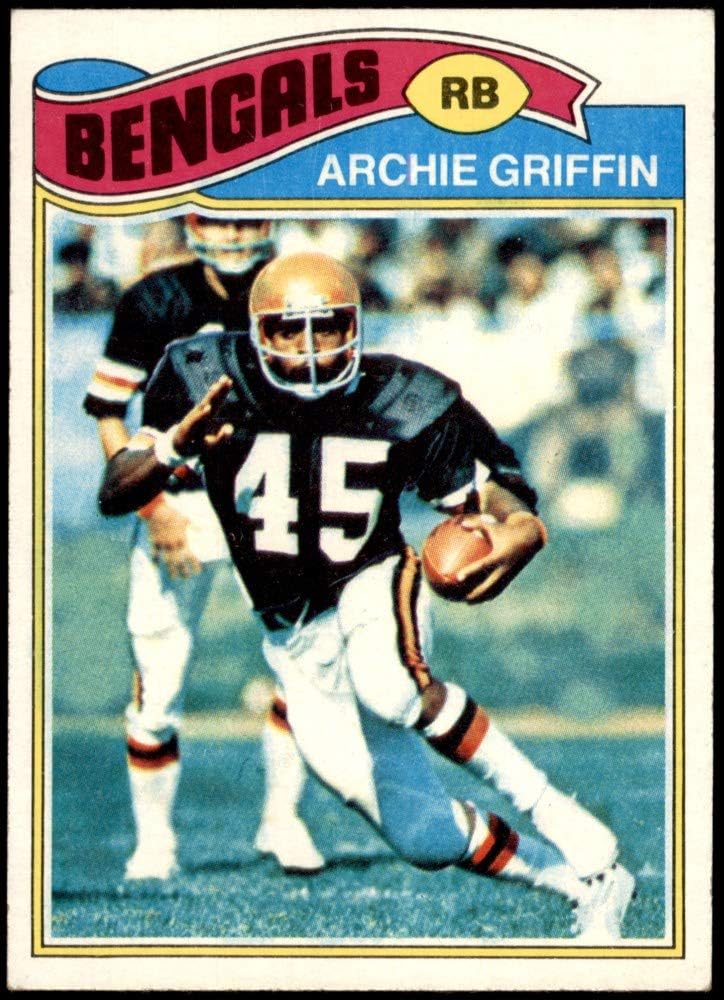 Amazon Com 1977 Topps 269 Archie Griffin Cincinnati Bengals Football Card Ex Bengals Ohio St Collectibles Fine Art