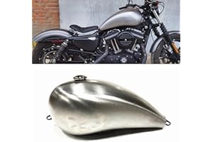 IDENUONA 20L Petrol Gas Fuel Tank For Harley Sportster XL Models 2007-2022 Motorcycle Silvery