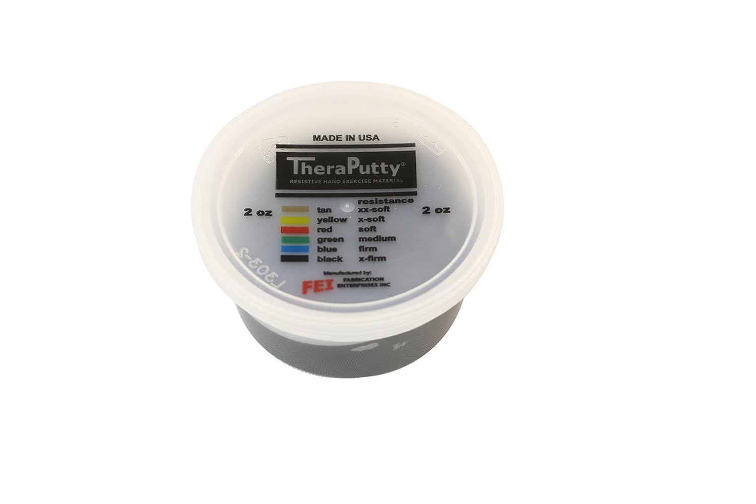 Cando - 257771 TheraPutty Plus Anti-Microbial, Black: X-Firm, 2 oz: Industrial & Scientific