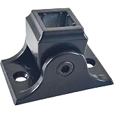 Langdoly Tension Adjustable 1/2" Square Iron Baluster Swivel Shoes for Indoor Staircase Pack of 30pcs