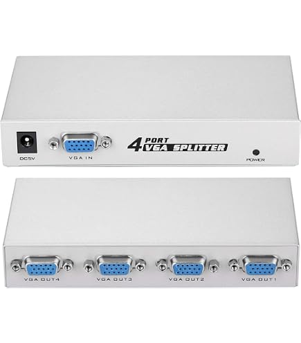 Amazon.com: ATEN 8-Port 350 MHz VGA Video Splitter VS98A (Silver