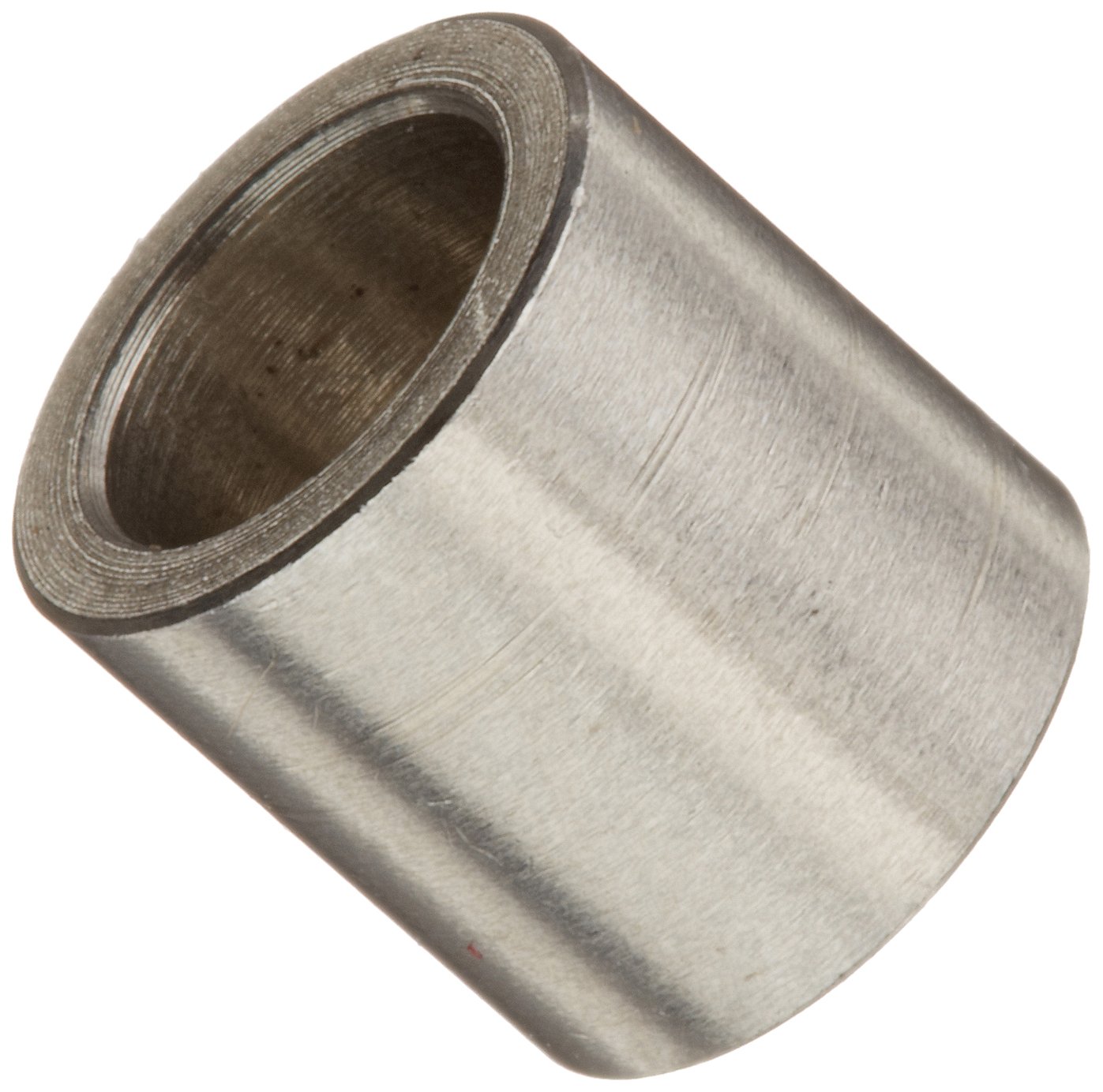Round Spacer, 188 Stainless Steel, Plain Finish, 8 Screw Size, 1/4