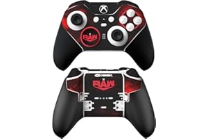 Head Case Designs Officially Licensed WWE Raw TV Program Logos Vinyl Sticker Gaming Skin Decal Cover Compatible With Xbox Series X & S Elite Wireless Controller Series 2