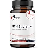 Designs for Health HTN Supreme - Cardiovascular Support with Bonito + Grape Seed Extract Supplement Designed to Help Promote Healthy Blood Pressure (120 Capsules)