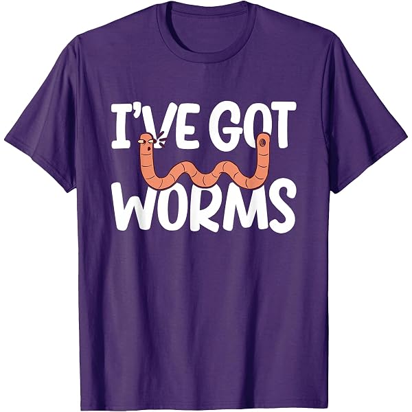 Amazon.com: Worm in A Pocket Cute Red Wiggler Worm T-Shirt