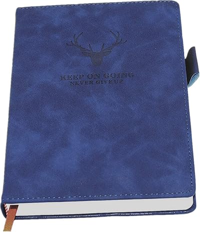 Earning Power A5 Ruled Hardcover Notebook 360 Pages Blue