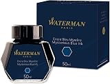 Waterman Fountain Pen Ink Mysterious Blue 50ml Bottle