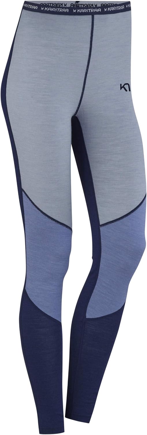Kari Traa Womens Kink Base Layer Bottoms Merino Wool Blend Thermal