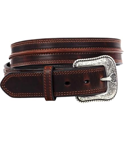 Amazon.com: Cody James Men's Men'S 12 Gauge Ornament Belt Brown 34
