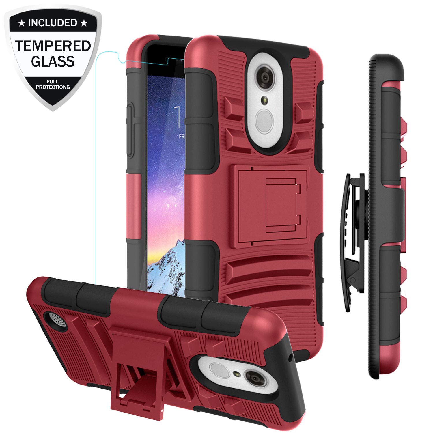 Best lg rebel 3 lte red case