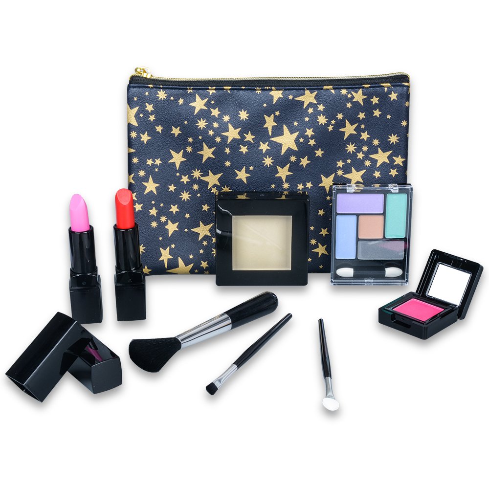 Amazon Com Pinkleaf Kids Makeup Kit For Girl Washable Kid S Makeup