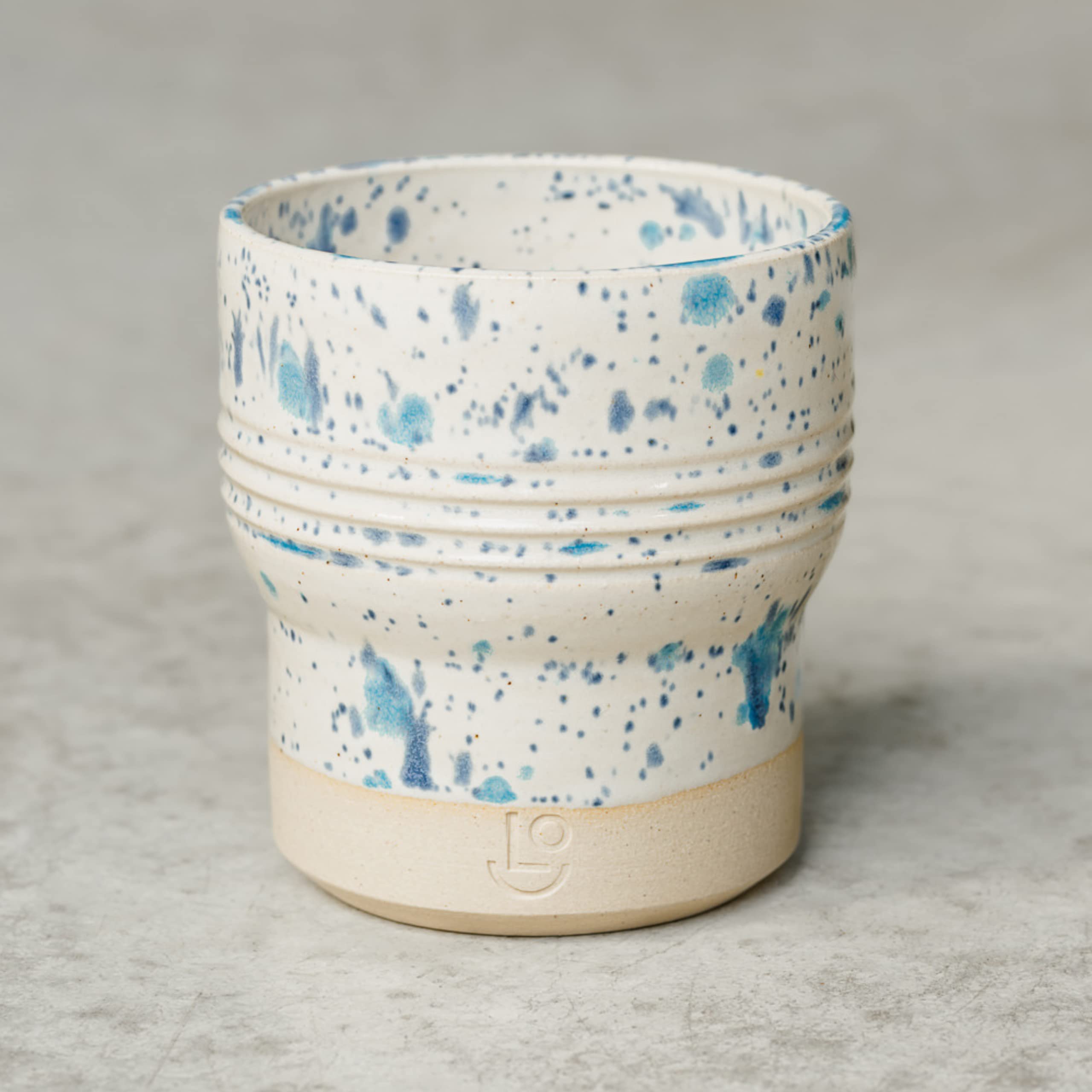 CAFE CONCETTO X Liam Owen, Big Yin - Ceramic Tumbler (Stackable, Petri) - Handmade in The UK