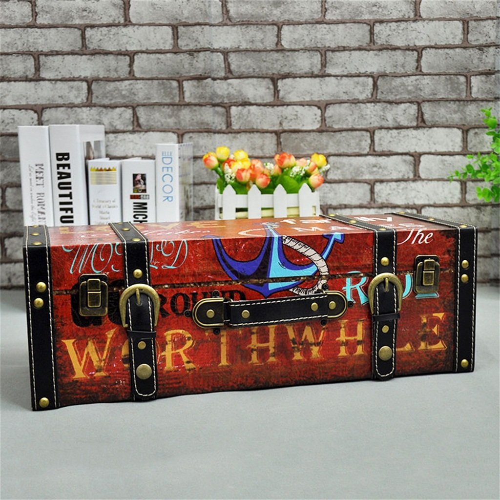 Retro Handmade wooden box wall Shelves 