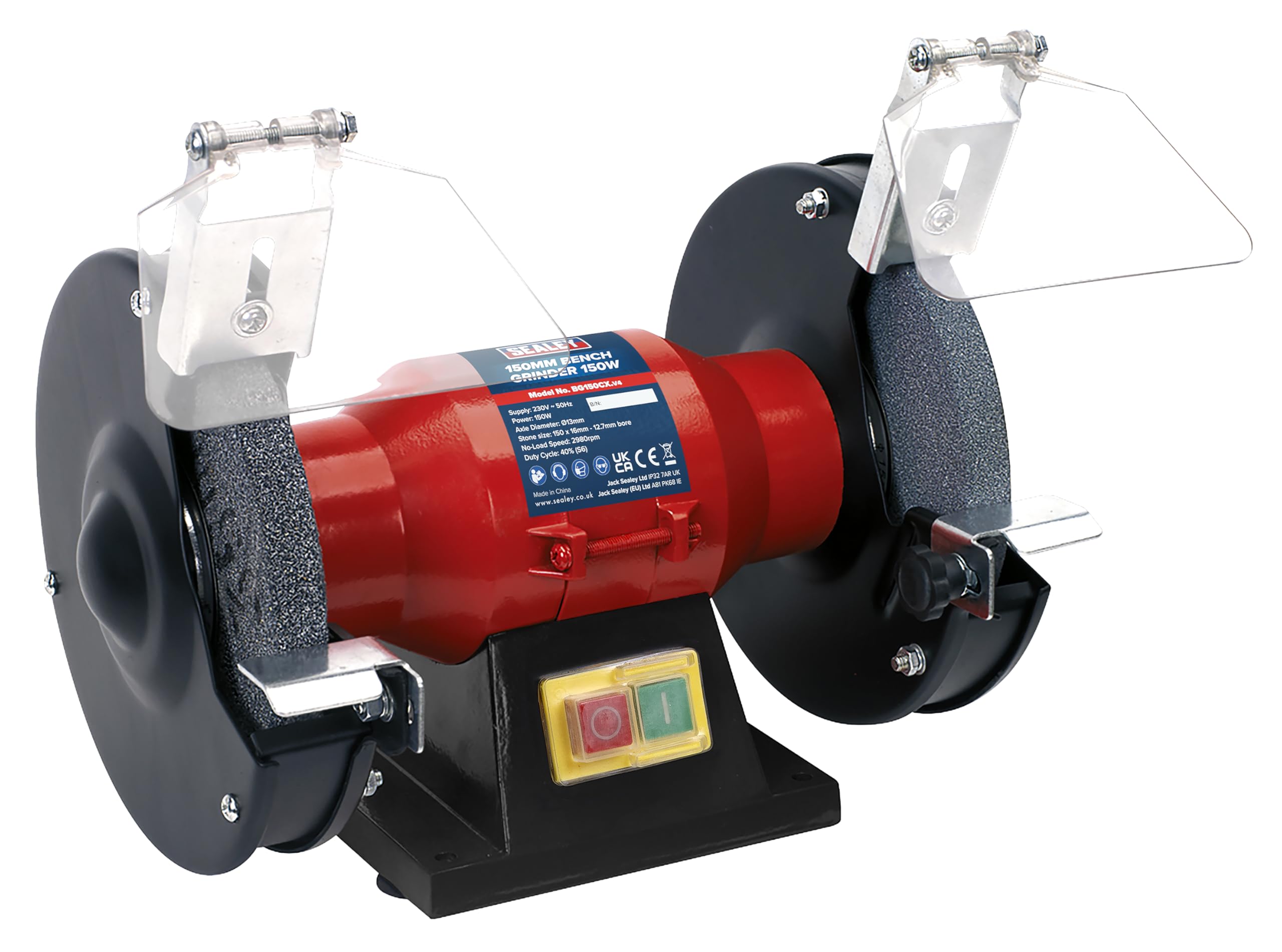 Sealey Bg150Cx Bench Grinder 150Mm 150W/230V