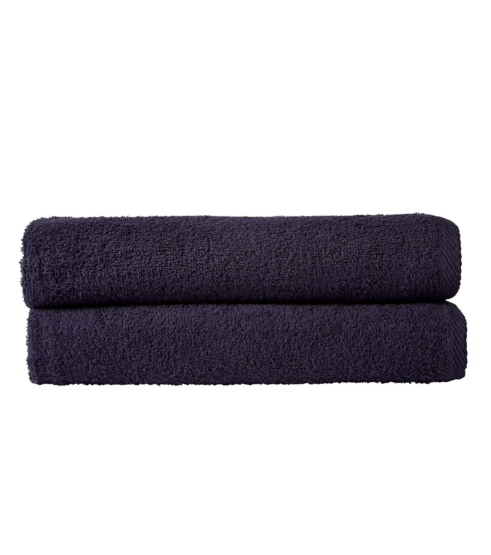Olivia Rocco Pack Of 2 Bath Sheets Everyday 100% Cotton Multi Purpose Travel Gym Holiday Towels, Navy โ image 1