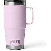 YETI Rambler 20 oz Travel Mug, Stainless Steel, Vacuum Insulated with Stronghold Lid