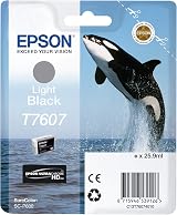 Epson T7607 Ink Cartridge Light Black 25.9ml Original C13T76074010