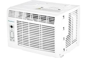 Keystone 8,000 BTU Window and Wall Air Conditioner with 3,500 BTU Supplemental Heating, 115V, Window/Wall AC Unit with Supplemental Heat for Bedroom, Living Room, Small-Medium Rooms up to 350 Sq.Ft.