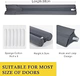 fowong Under Door Draught Excluder 88cm Double Side Grey Bottom Seal Noise Dust view 2