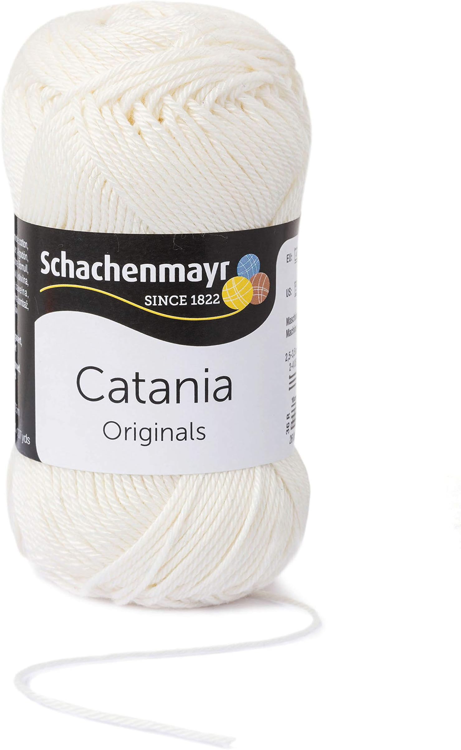 Schachenmayr since 1822 Yarn, Cotton, Natural, 11.5 x 5.2 x 6 cm
