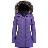 GOLDLADIES Women's Waterproof Long Winter Coat Thickened Down Puffer Jacke Winter Parka