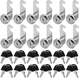 JMIATRY 12x 20mm Security Cam Locks w/ 24 Keys for Mailbox Drawer Cabinet Door view 4