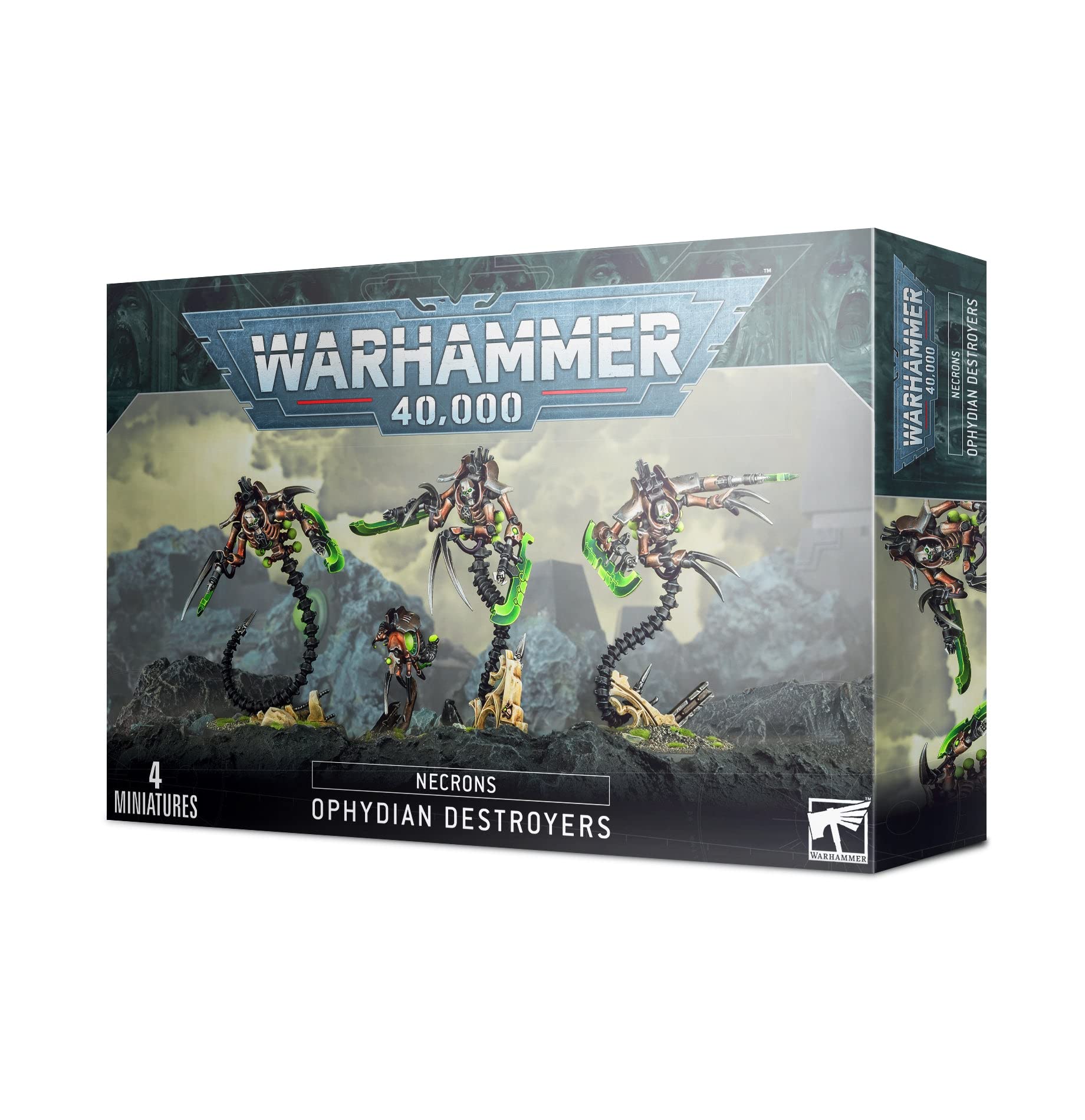 Games Workshop - Warhammer 40,000 - Necrons: Ophydian Destroyers, Black