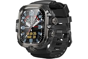 Goton Rugged Case and Band Kit with Screen Protector for Apple Watch 44mm, Compatible with Apple Watch SE 3/SE 2/SE Series 6/5/4, Full Body Shockproof Metal+PC Bumper Cover with Silicone Band, Black