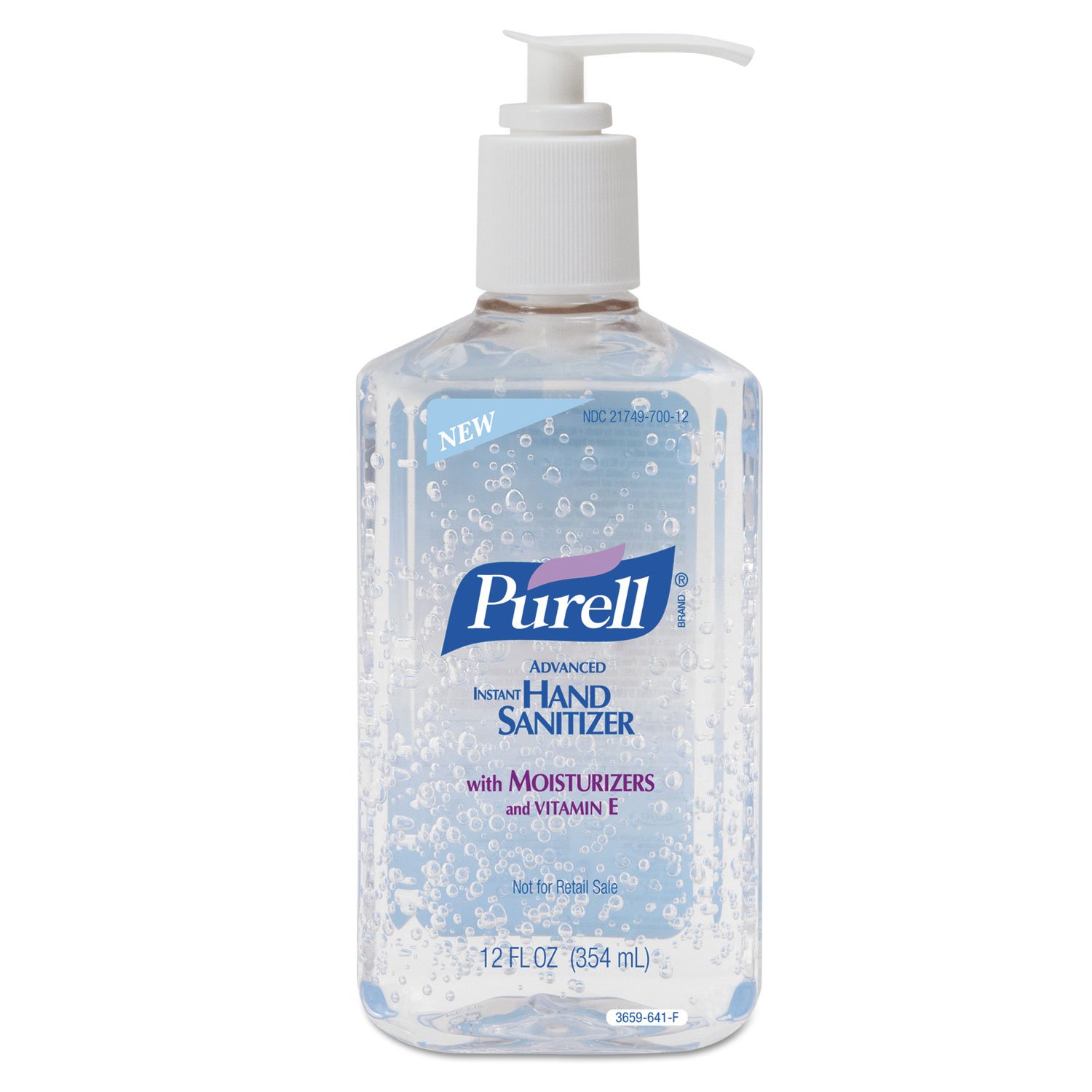 PURELL 365912CT Instant Hand Sanitizer, Pump Bottle, 12 oz